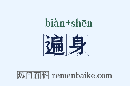 遍身是什么意思的图片
